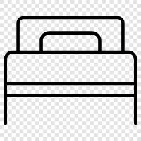 Bedroom, Sleep, Dreams, slumber icon svg