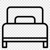 Bedroom, Bedspread, Bed Pillow, Bed Sheet icon svg