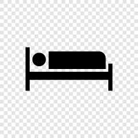 Bedroom, Mattress, Bed linens, Bed sheets icon svg