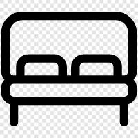 Bedroom, Mattress, Sleeping, Bedroom Furniture icon svg