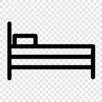 Bedroom, Bedroom Sets, Bedroom Furniture, Bed linen icon svg