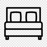 Bedroom, Bedspread, Bedroom Sets, Bedroom furniture icon svg
