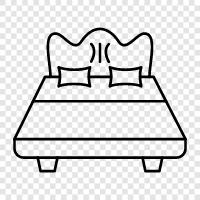 Bedroom, Bed linen, Bed linen store, Bed sheets icon svg