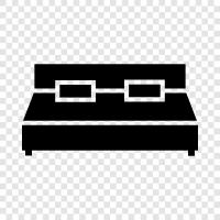 Bedroom, Beds, Bedroom Sets, Mattress icon svg