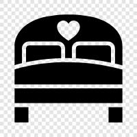 Bedroom, Mattress, Bedspread, Bedroom Sets icon svg