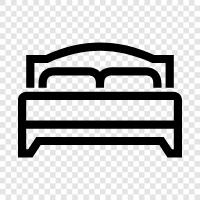 Bedroom, Bed sheets, Bedspread, Bed linen icon svg