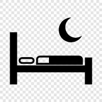 Bedroom, Sleep, Bedtime, Sleepy icon svg