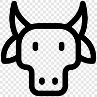 beef, milk, cheese, farming icon svg