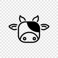 beef, milk, soy, protein icon svg
