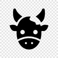 beef, milk, cheese, yogurt icon svg