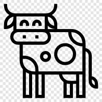 beef, milk, cheese, farmer icon svg