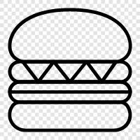 beef, hamburger, sandwich, chicken icon svg