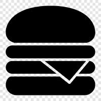 beef, beef patties, chicken, chicken patties icon svg