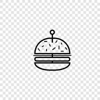 beef, hamburger, meat, fast food icon svg