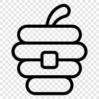 Bienenstock, Kolonie, Honig symbol