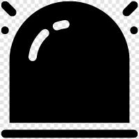 beeper, home security, panic button, security system icon svg