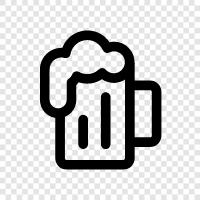 beer brewing, ale, lager, pale ale icon svg