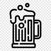 beer, mug, beer mug, mugs icon svg