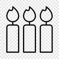 beeswax candles, soy candles, paraffin candles, candles icon svg
