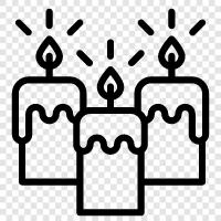 balmumu, votives, wicks, cents ikon svg