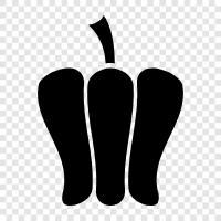 bell peppers, capsicum, hot, spicy icon svg