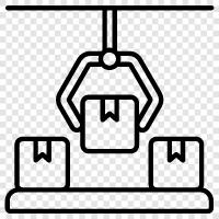 Förderband, Lebensmittelförderband, Industrieförderband symbol