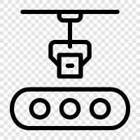 belt, machine, equipment, conveyor icon svg