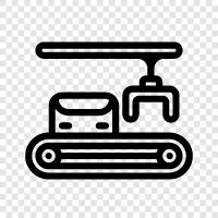 belt, conveyor belt, industrial, food icon svg