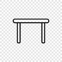 bench, work surface, tool storage, tool cabinet icon svg