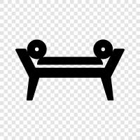 benches, workout, home gym, fitness icon svg