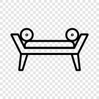 benches, sitting, lying, sleeping icon svg