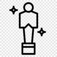 best picture, best actor, academy award, golden globes icon svg