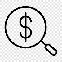 Best Search Money, Search Money icon svg