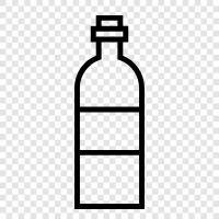 beverage container, water bottle, plastic bottle, aluminum bottle Bottle icon svg