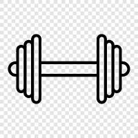 bicep, curl, тяжёлая, тренировка Значок svg