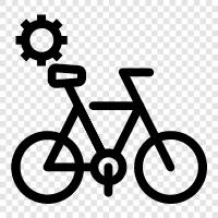 Fahrradpflege, Fahrradreparatur, Fahrradmechanik, Fahrradmechaniker symbol