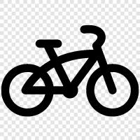 Bicycle parts, Bicycle repair, Bicycle shop, Bicycle tour icon svg