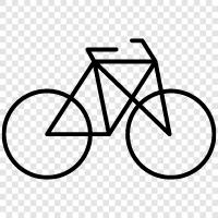 bicycle, bike ride, bicycle touring, bicycle commuting icon svg