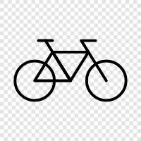 bicycle, pedal, electric, bike rack icon svg