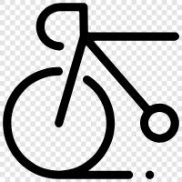 bicycle, bike lane, bike rental, bike trails icon svg