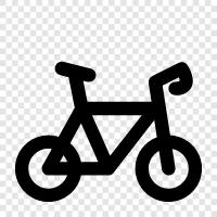 Bicycle, Riding a Bike, Cycling, Mountain Bike icon svg