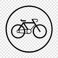 Bicycle, Bike, Riding icon svg