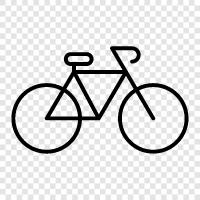 bicycle, pedal, gear, tires icon svg