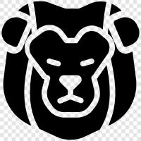 big cat, predator, big, powerful icon svg