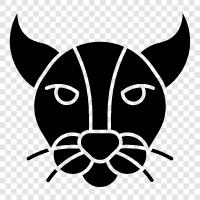 big cat, cougar, panther, jaguar icon svg