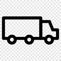 big rig, commercial vehicle, truck driver, trucking icon svg