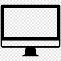 big screen, pc monitor, laptop monitor, desktop monitor for gaming icon svg