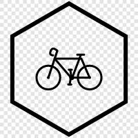 Fahrrad, Pedal, Radweg, Fahrradständer symbol