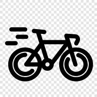 Fahrrad, Pedal, Fahrt, Fahrt auf symbol