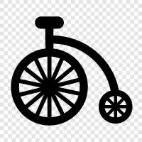 bisiklet, araba, pedal, dişli ikon svg
